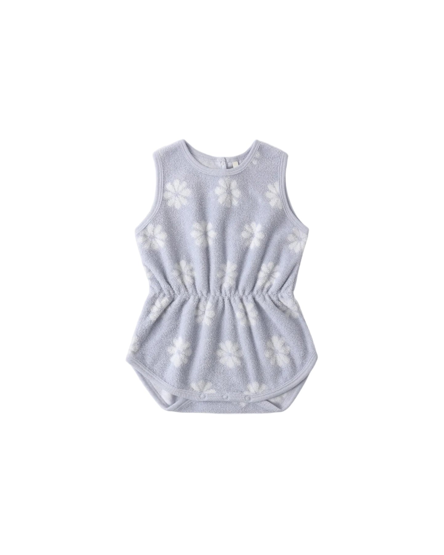 Cinch Playsuit || Periwinkle Daisy