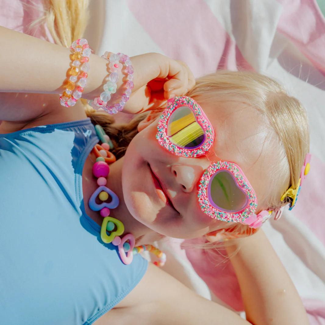 Sprinkle Heart Swim Goggles