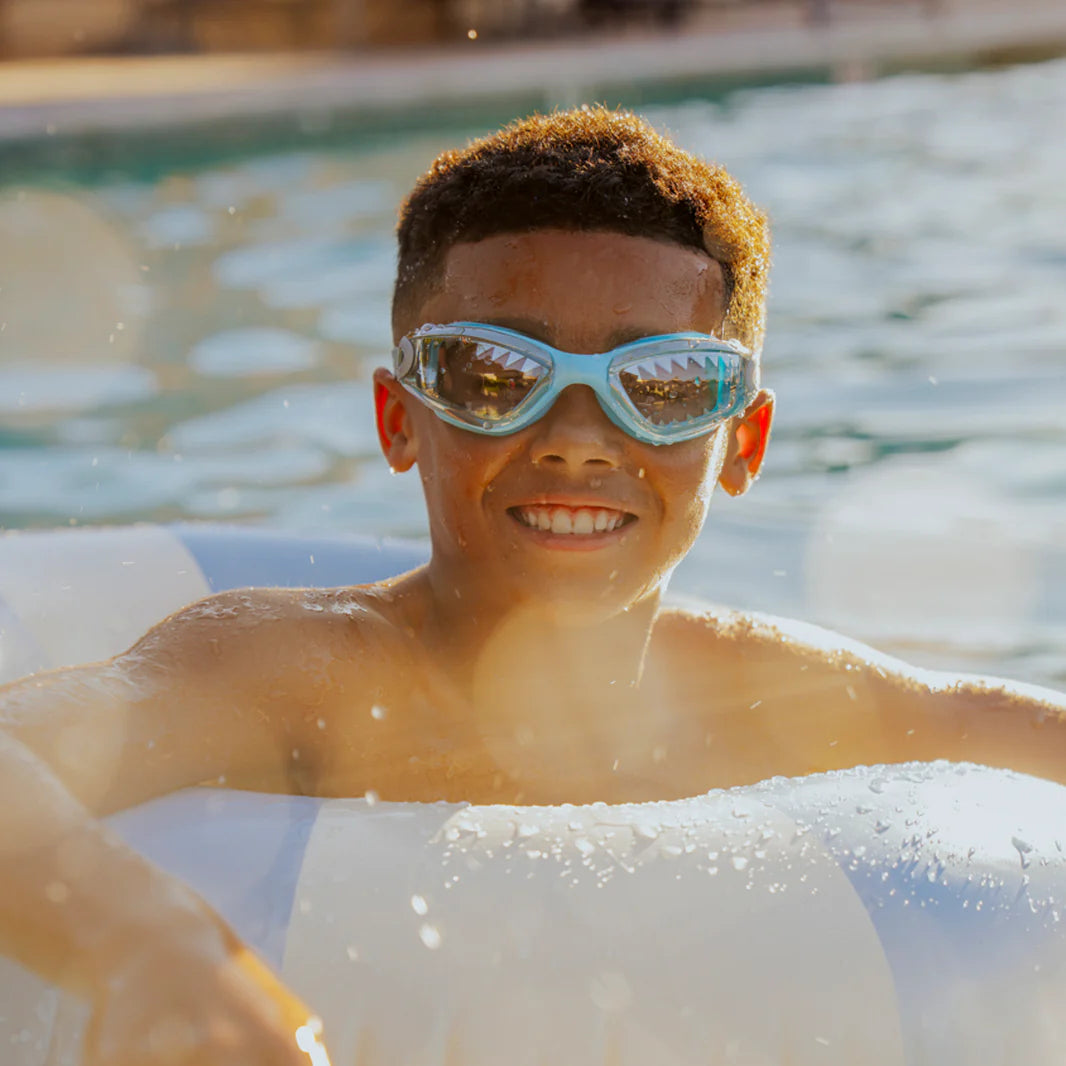 Blue Tip Jawsome Swim Goggles