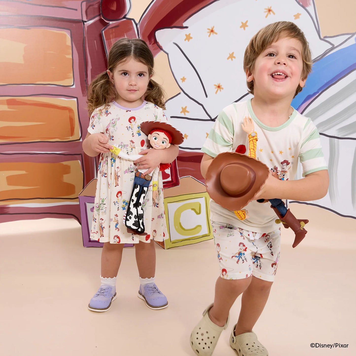 Toy Story Woody & Friends Modal Short Sleeve Dress