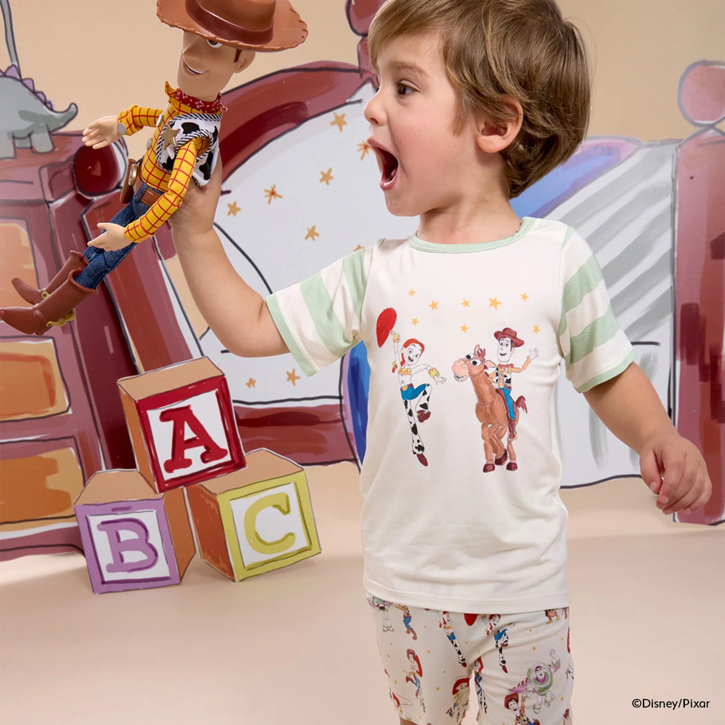 Toy Story Woody & Friends Modal Short Sleeve Short Set
