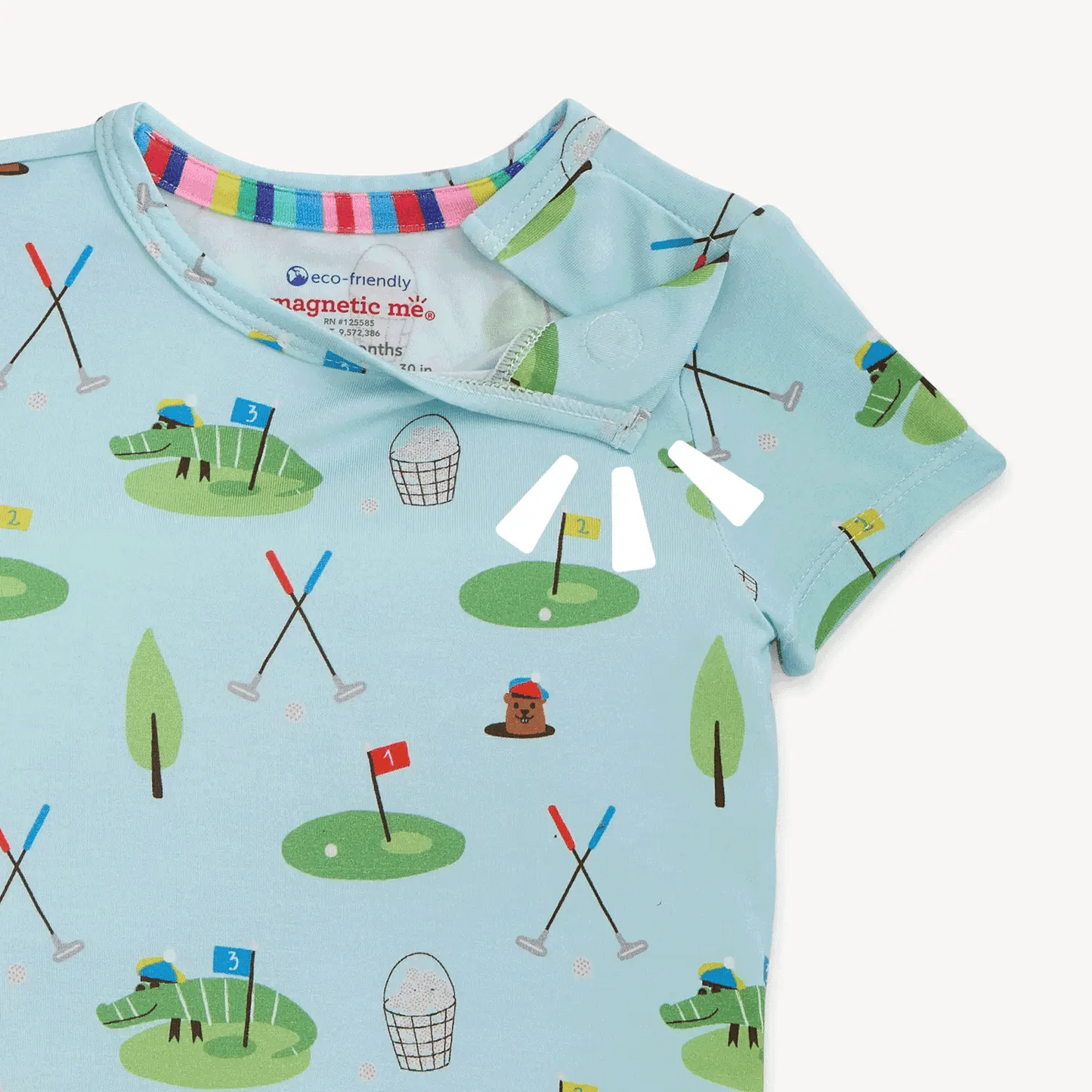 Magnetic Me Gopher It Short Sleeve Long Pant Pajama Set