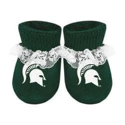 Michigan State Lace Gift Box Bootie