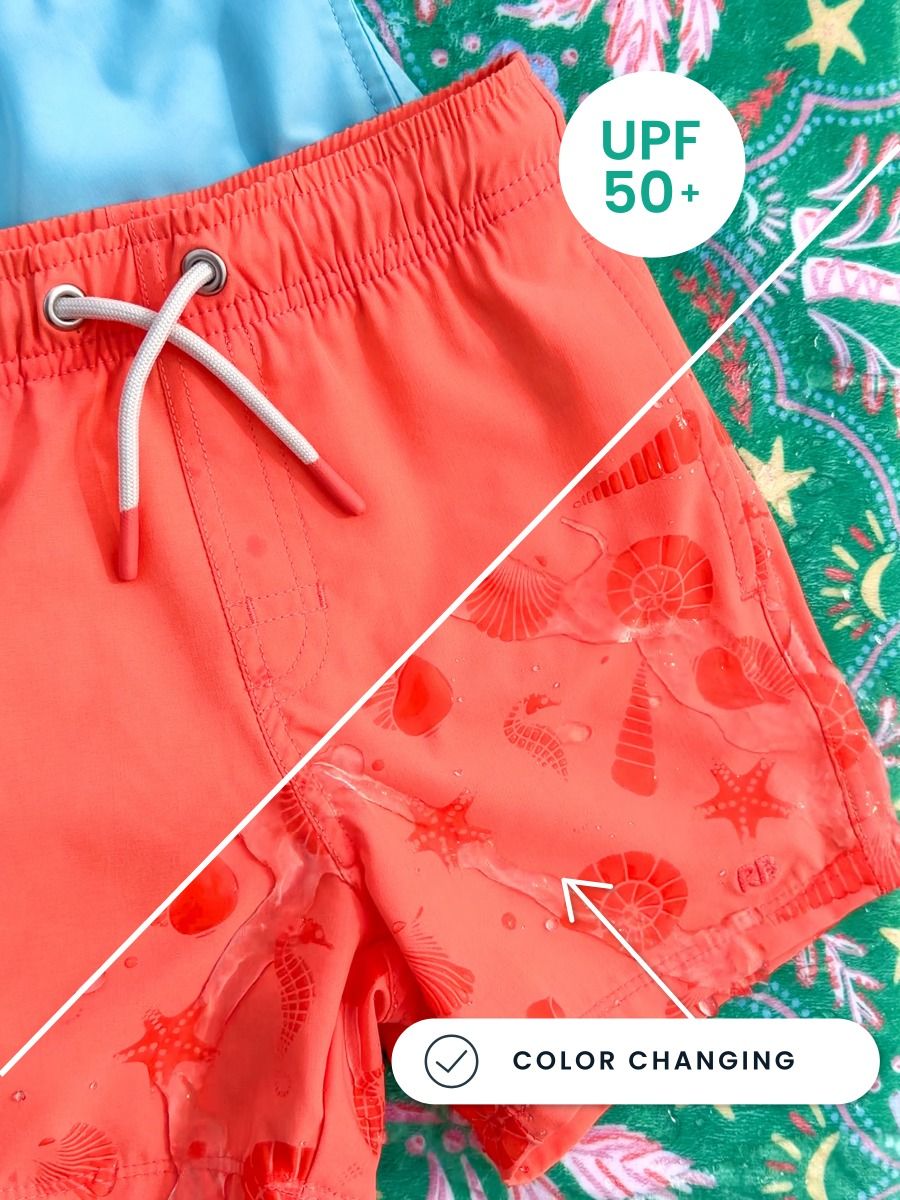 Coral Coast Color Changing Performance Hybrid Swim Trunks
