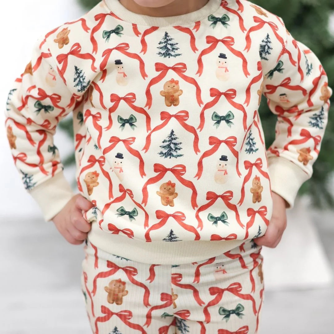 Christmas Cutie Sweatshirt & Flare Legging Set
