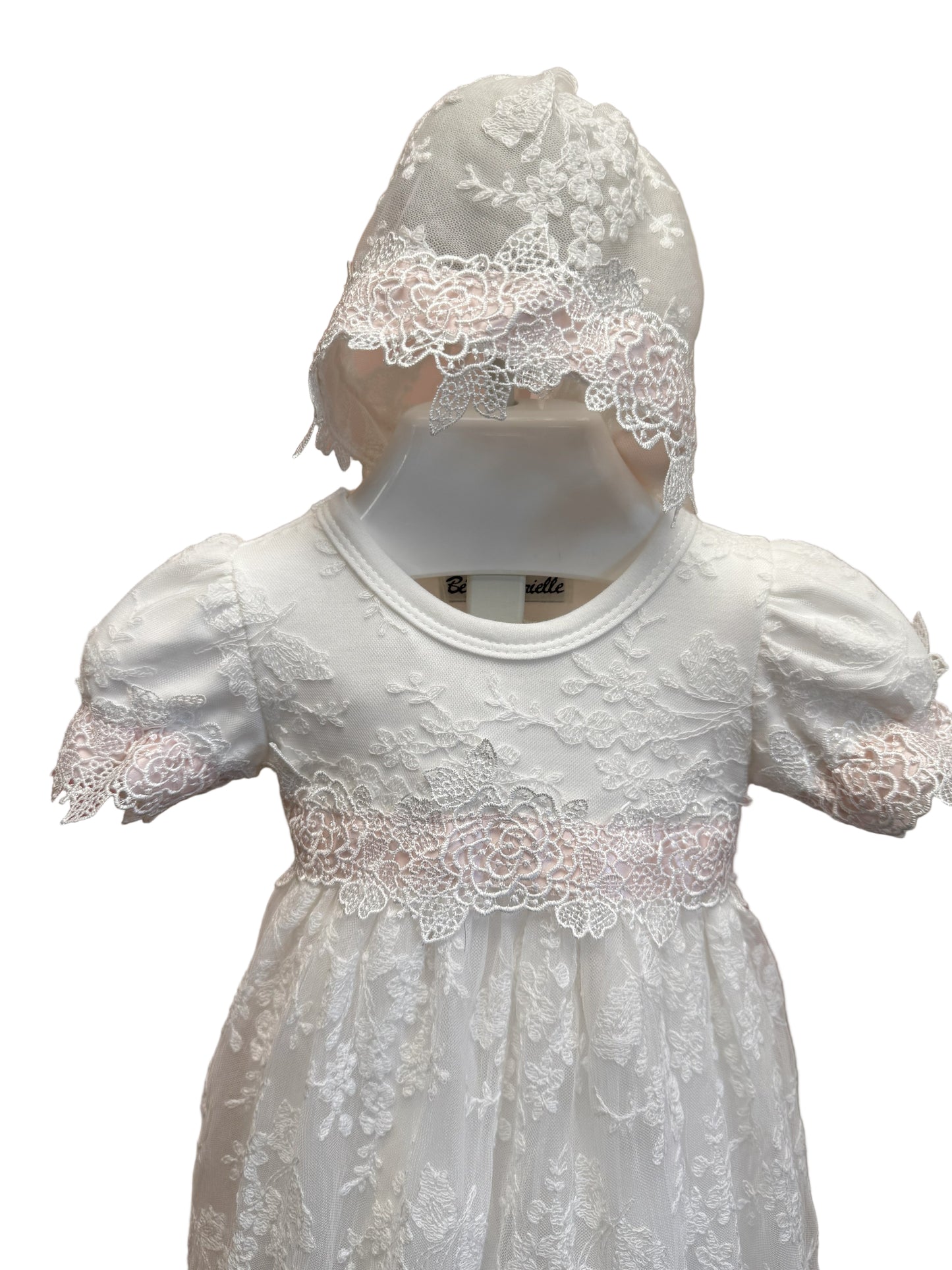 Bebe Gabrielle Christening Gown & Bonnet