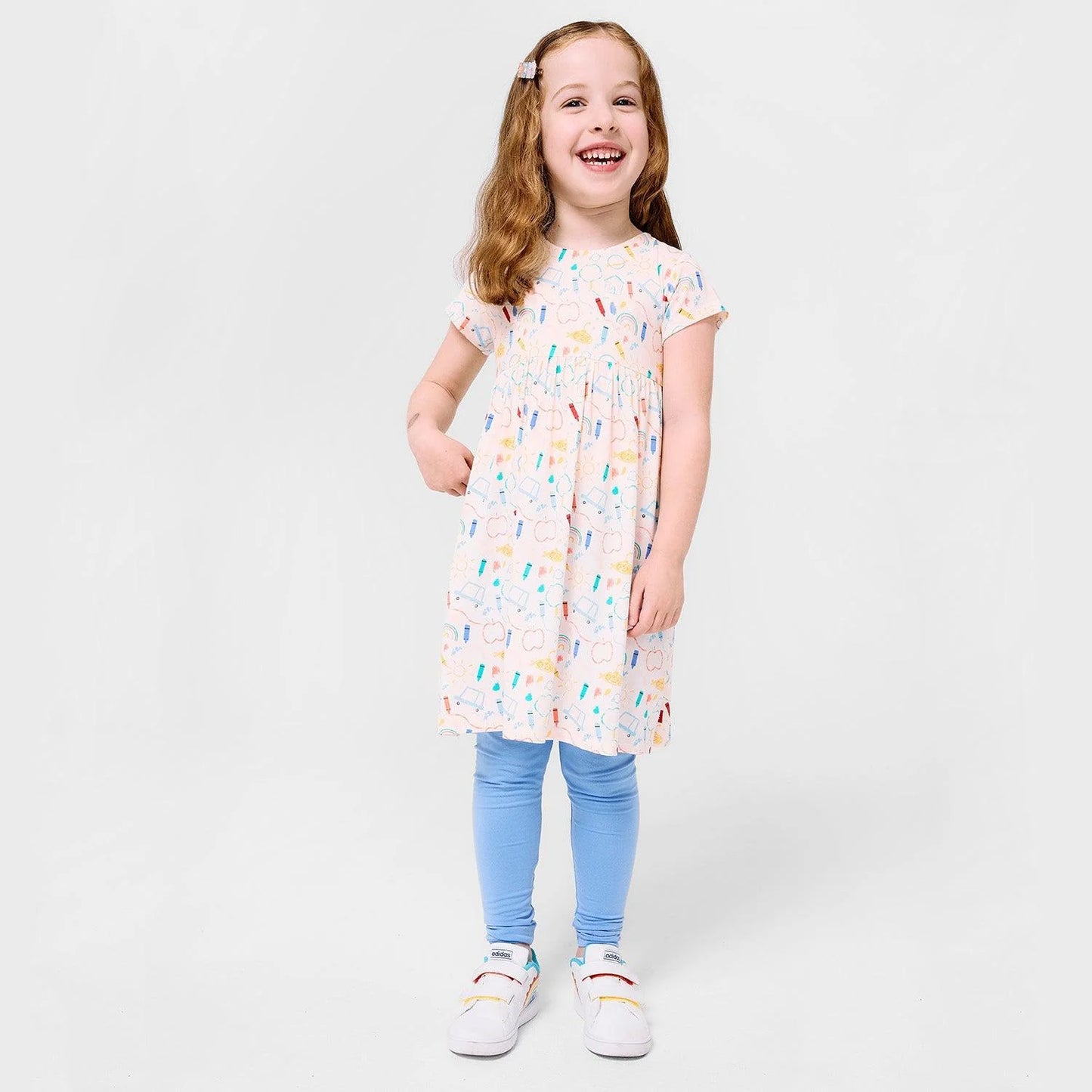 Doodle Pop Dress & Legging Set