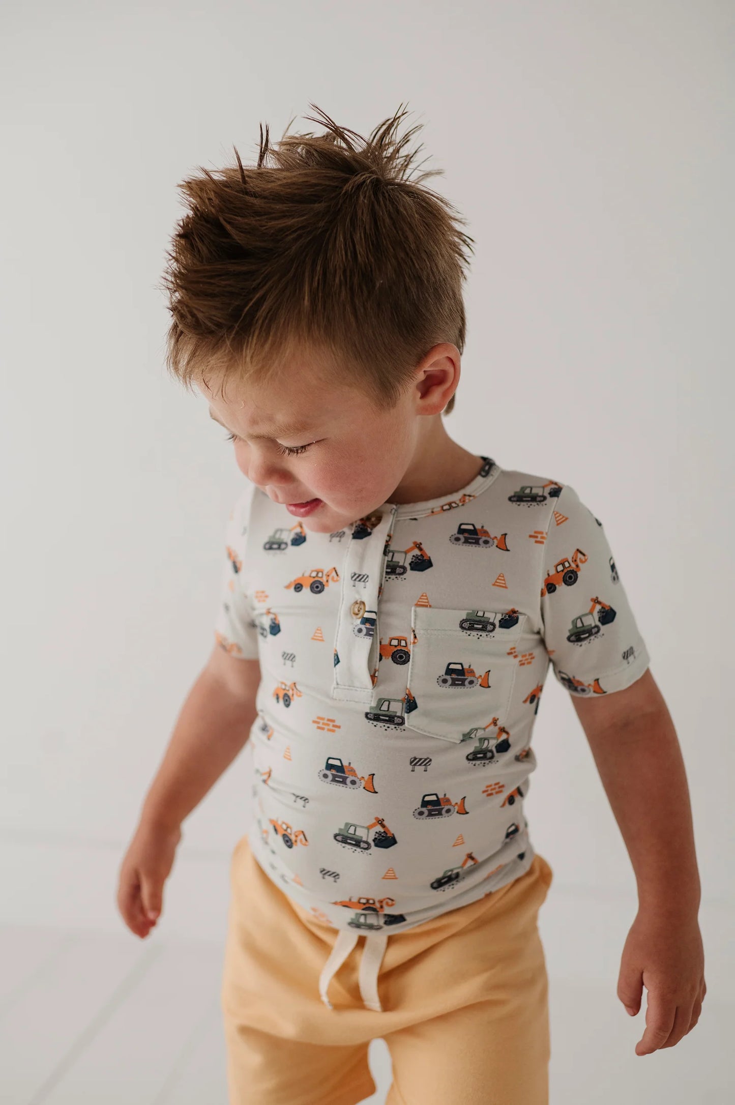 Short Sleeve Henley Shirt Construction