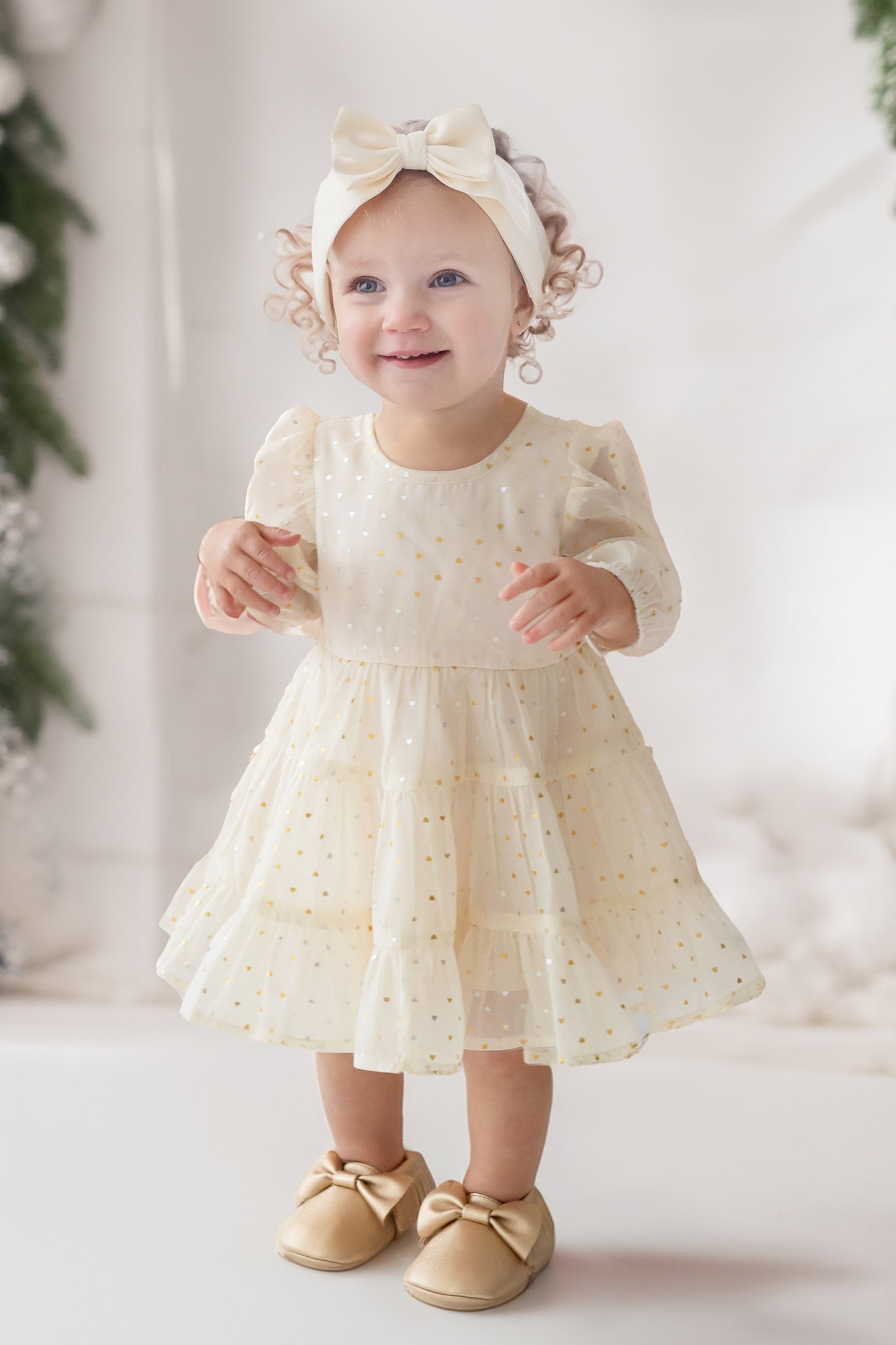 Heart Of Gold Dress Baby & Toddler