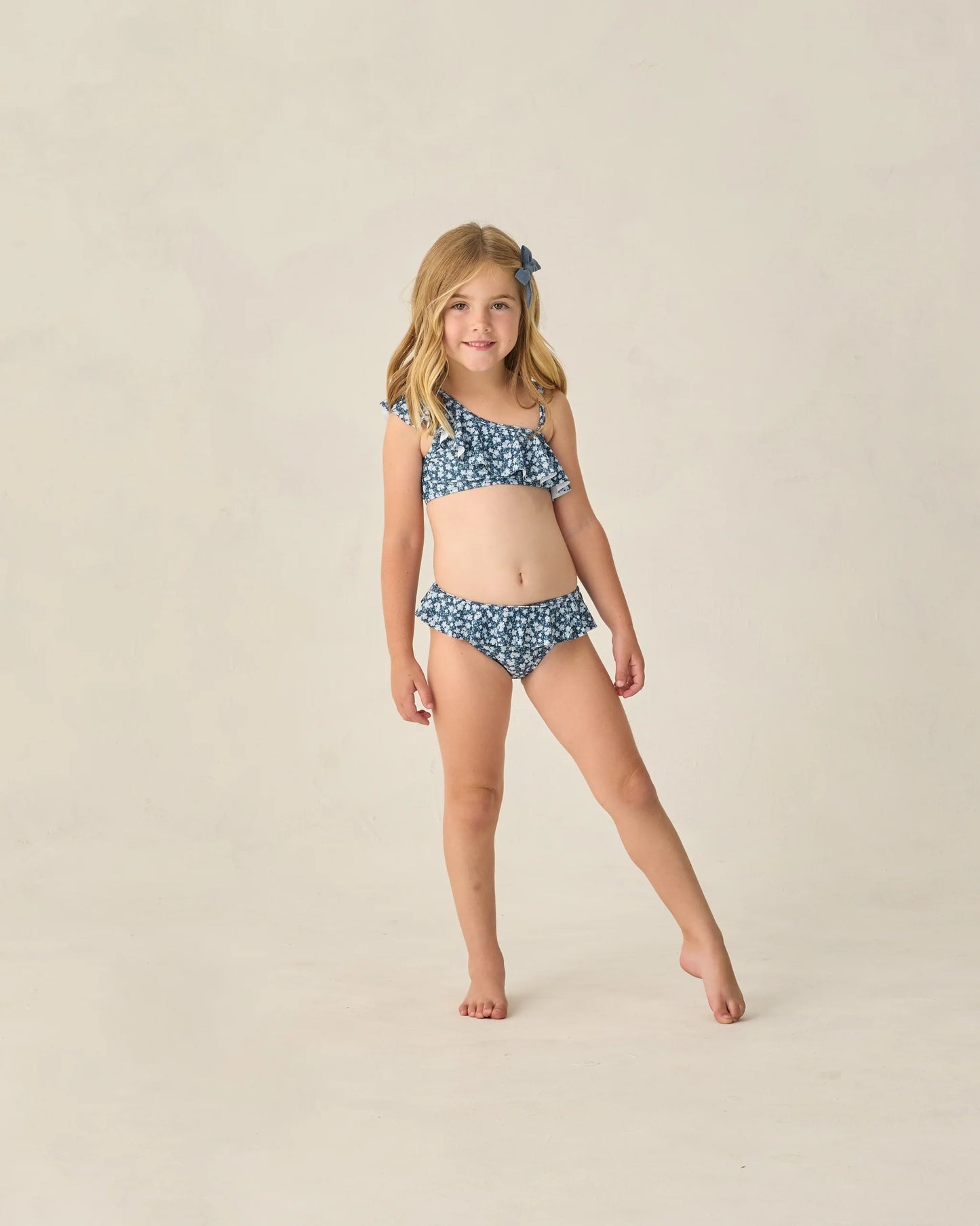 Skirted Bikini Navy Floral