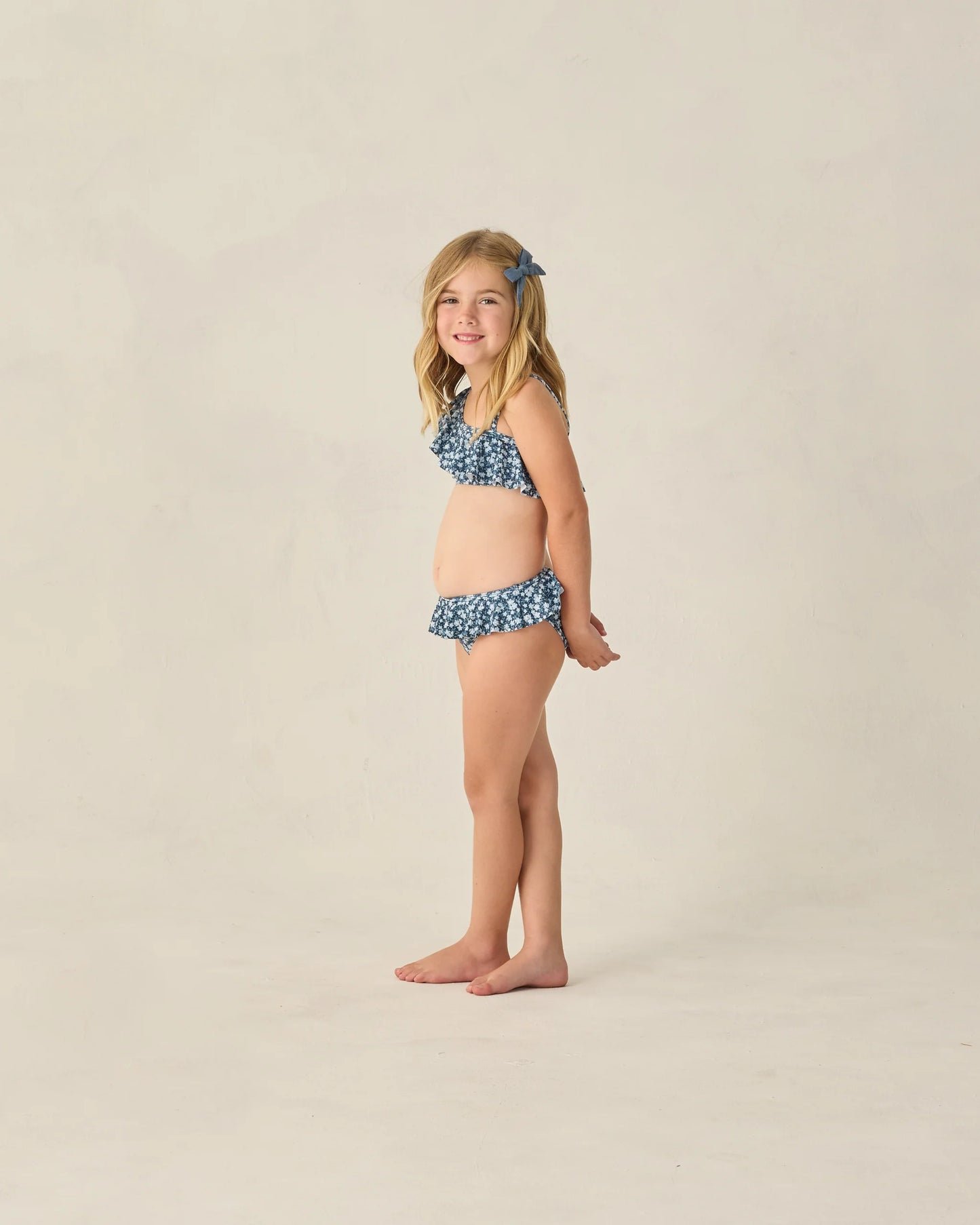 Skirted Bikini Navy Floral