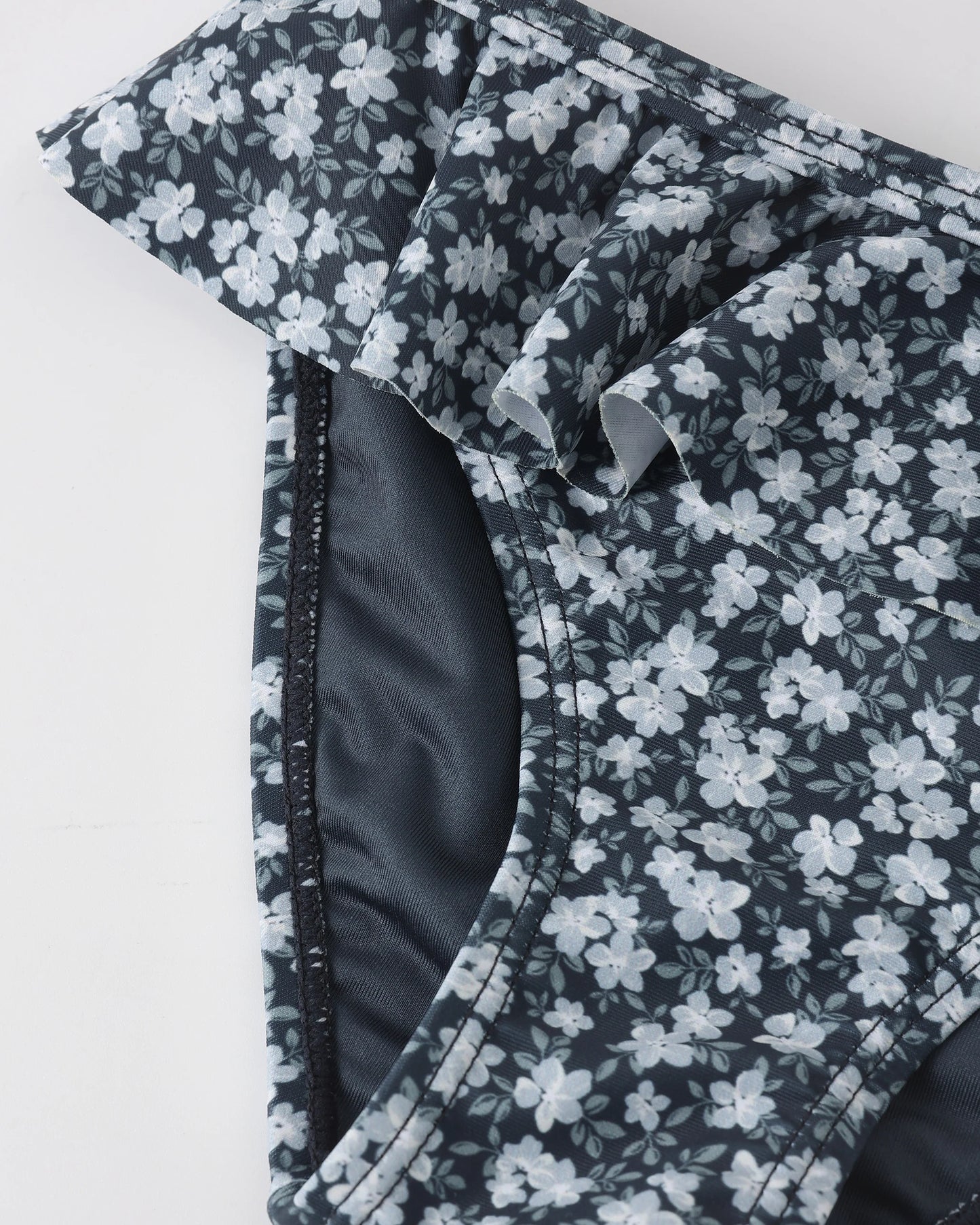 Skirted Bikini Navy Floral