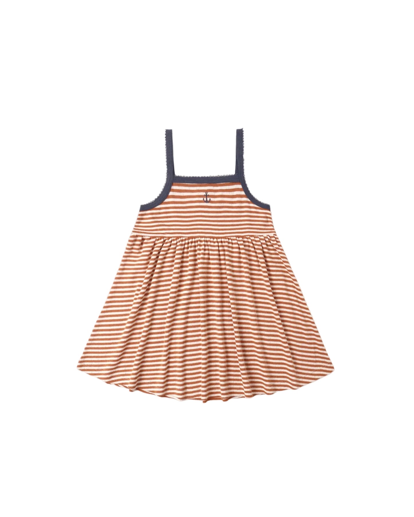 Lea Dress Poppy Stripe