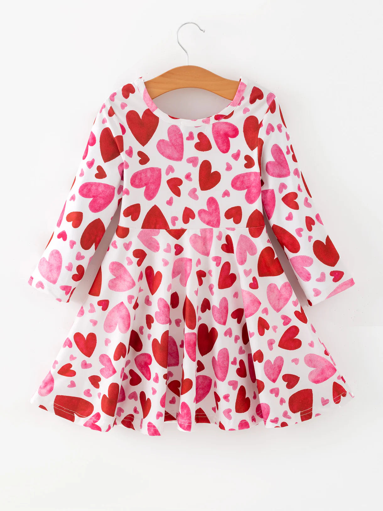 Valentine Heart Long Sleeve Dress