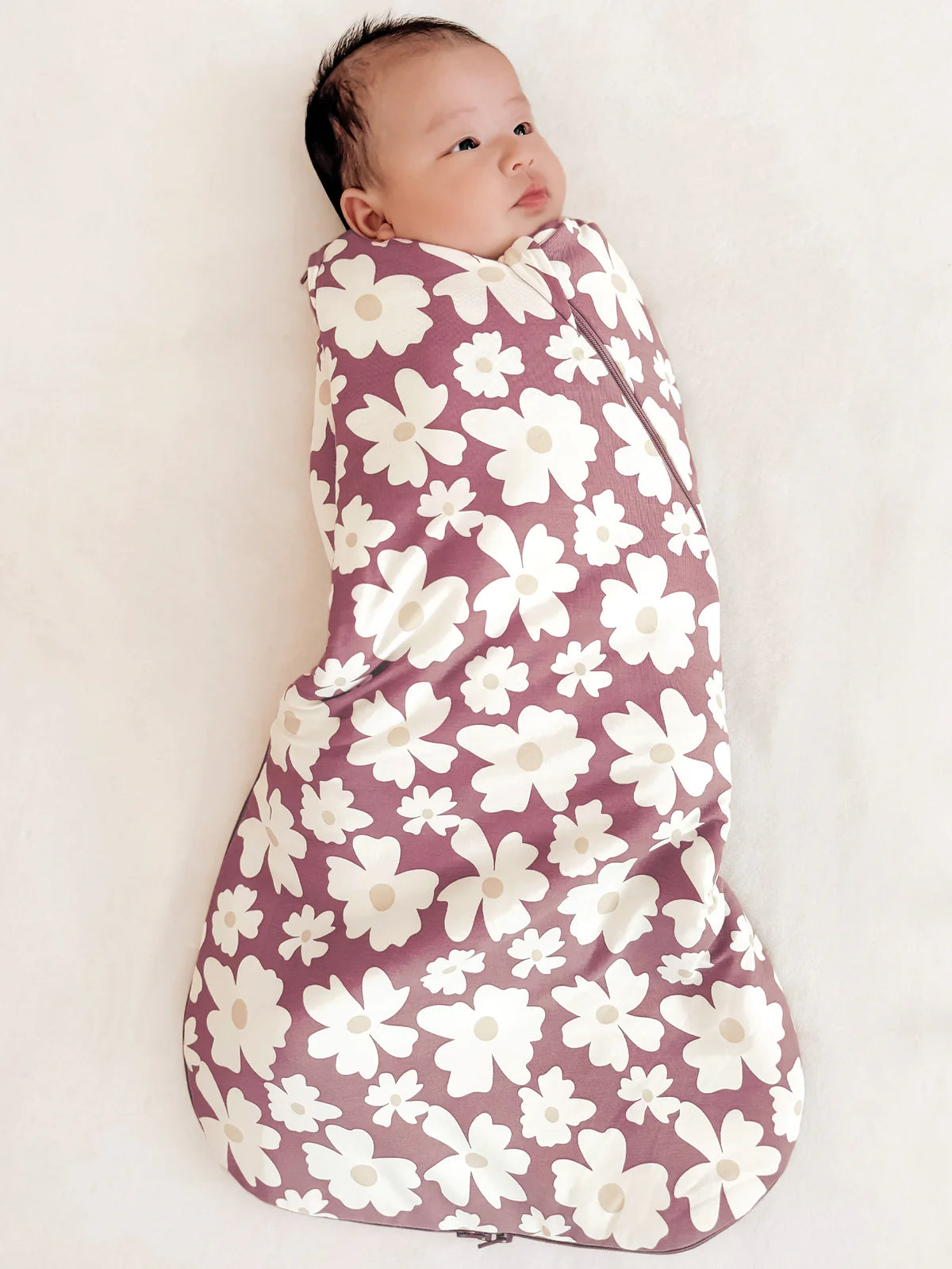Gunamuna Bamboo Swaddle Sleep Bag 1.0 Tog Blossom
