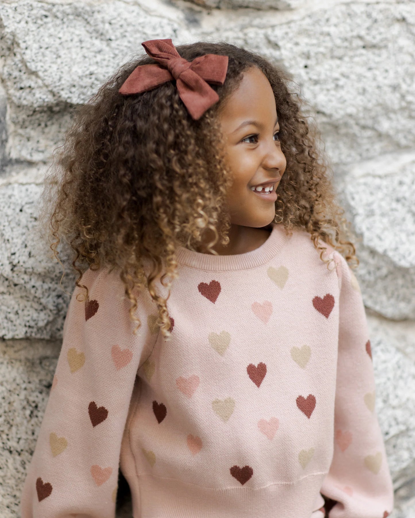 Jacquard Knit Set Hearts