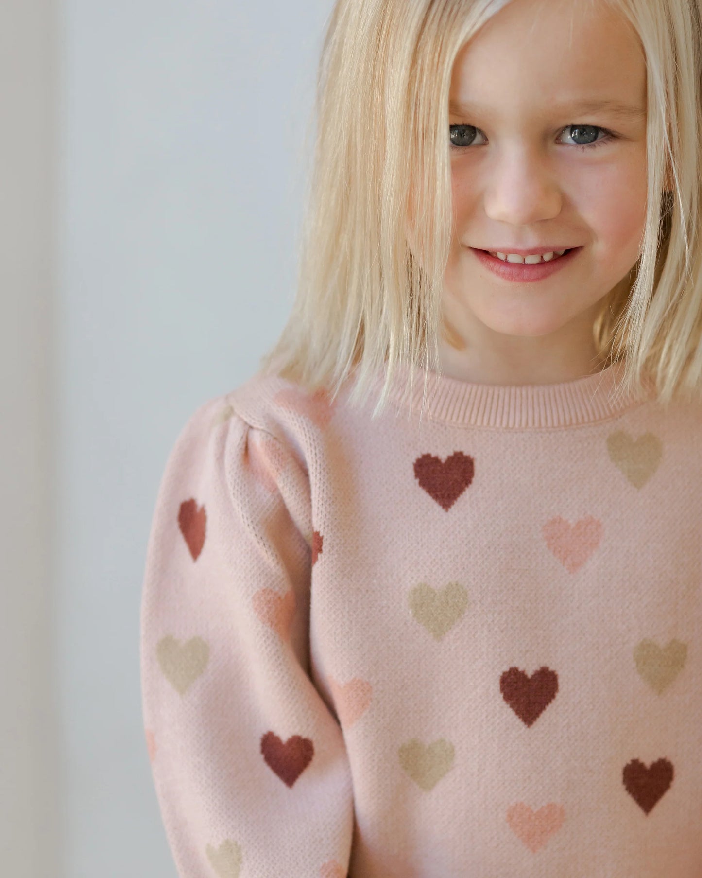 Jacquard Knit Set Hearts