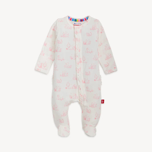 Sweeter Than Hunny Modal Magnetic Ruffle Footie