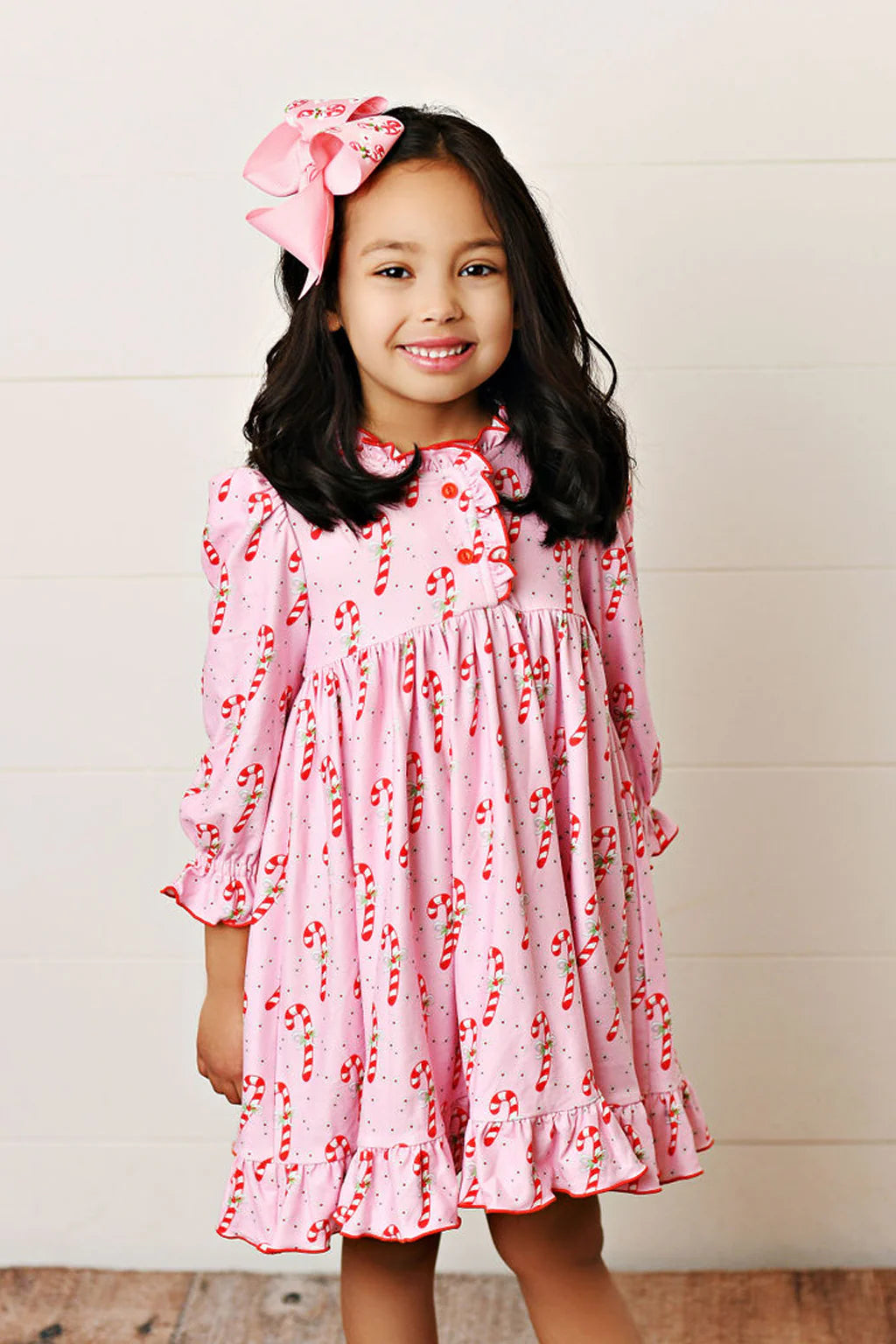 Candy Cane Butterknit Play Dress