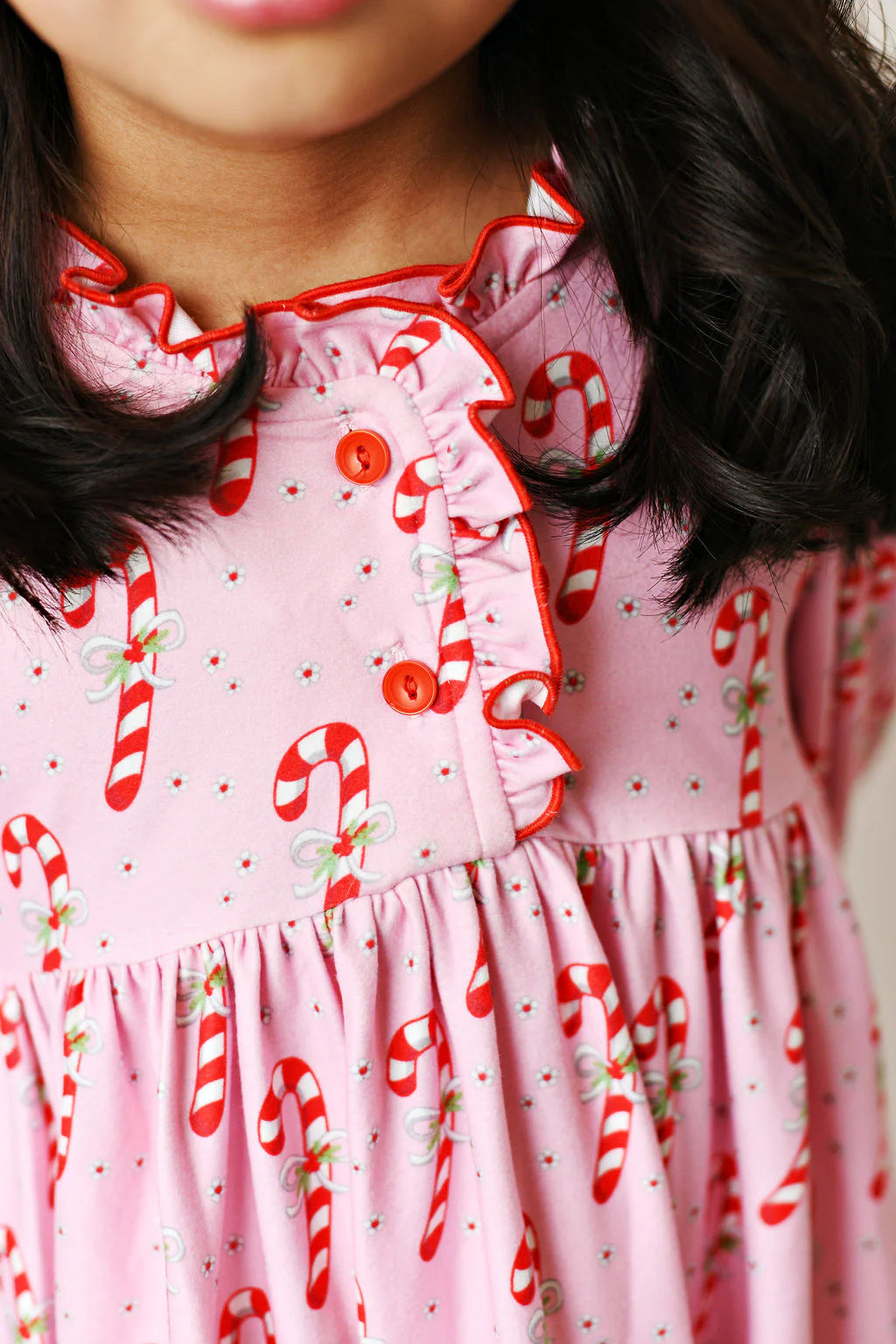 Candy Cane Butterknit Play Dress