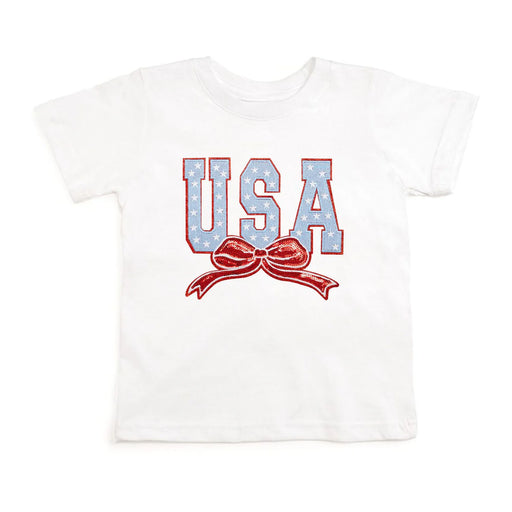 USA Stars & Bow Patch Short Sleeve T-Shirt