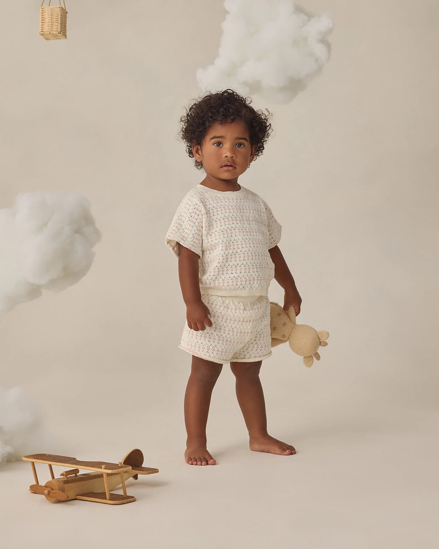 Relaxed Summer Knit Set Ivory