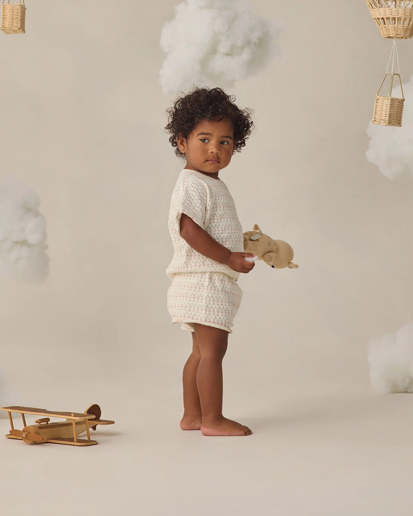 Relaxed Summer Knit Set Ivory