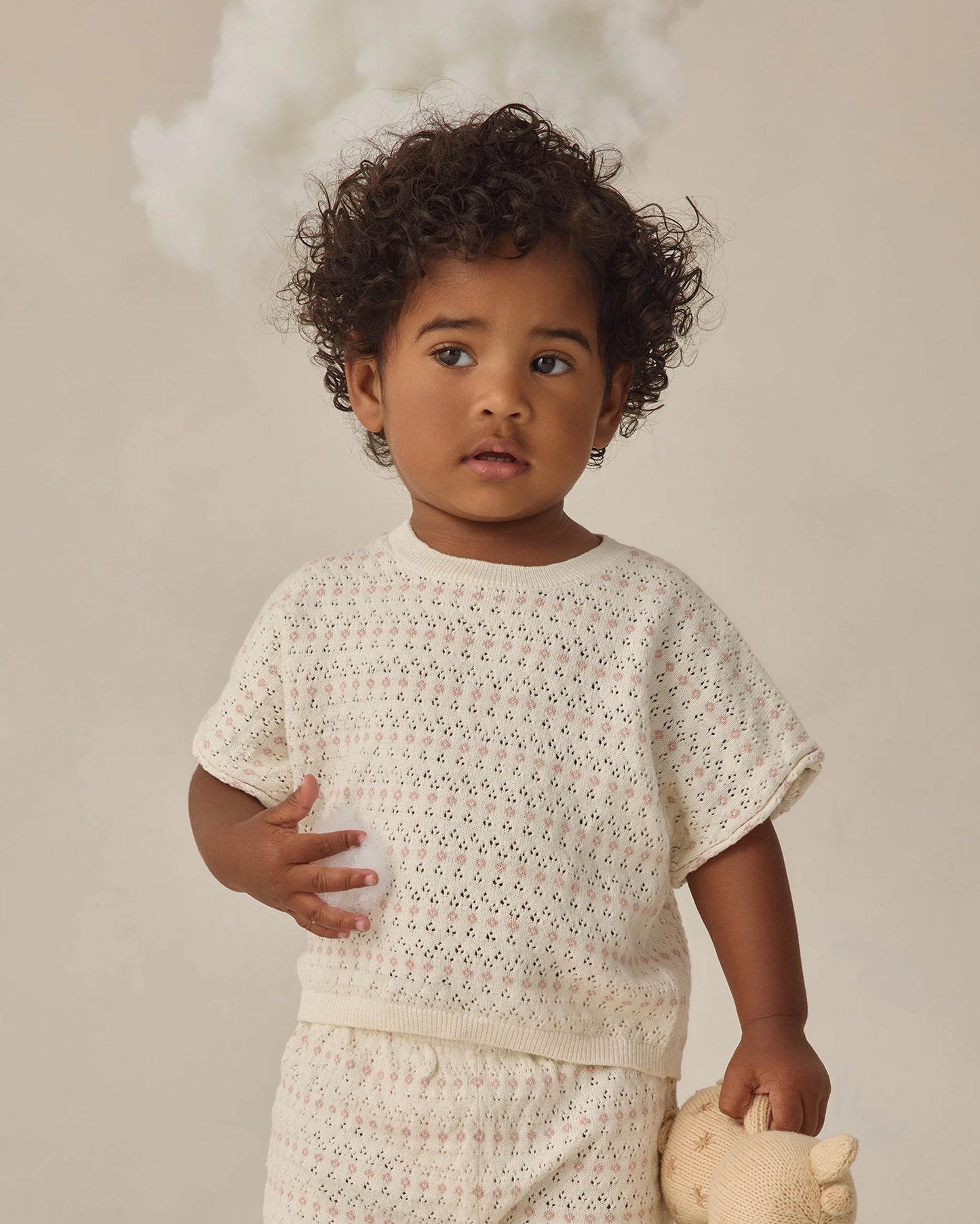 Relaxed Summer Knit Set Ivory