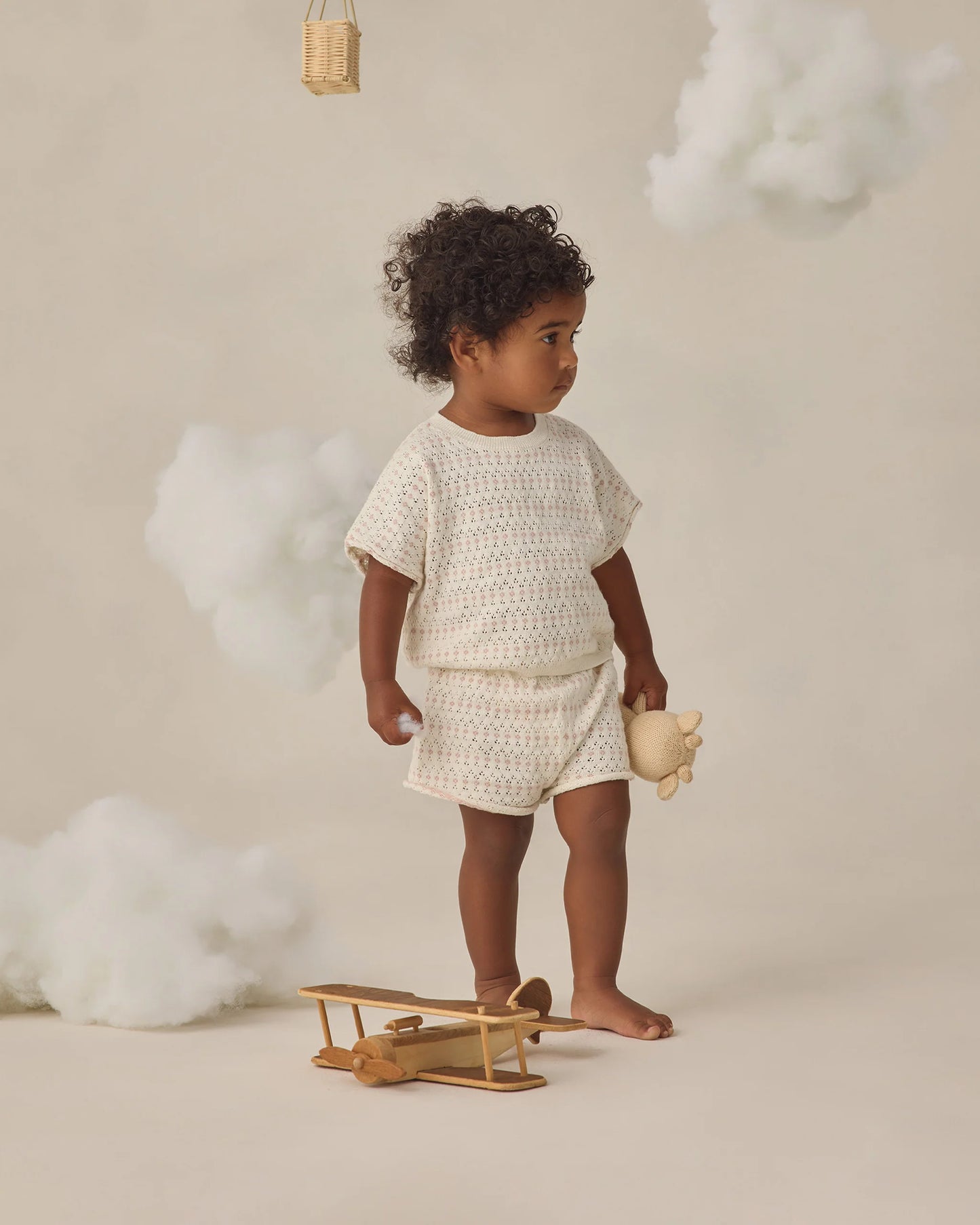 Relaxed Summer Knit Set Ivory