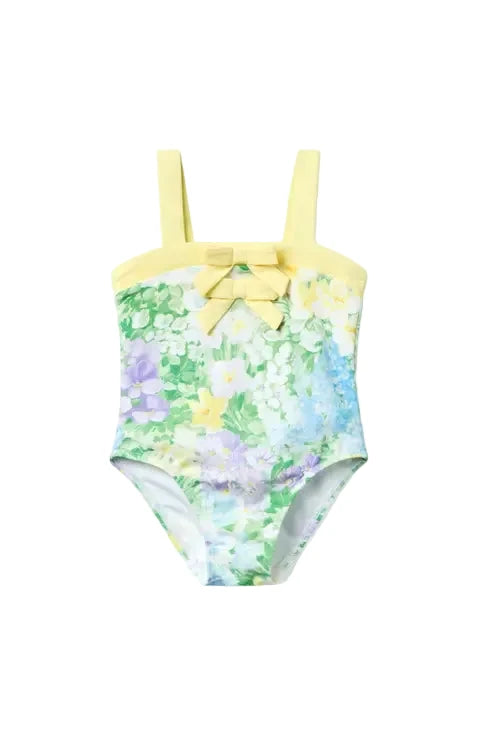 Recycled Floral Bow Swimsuit