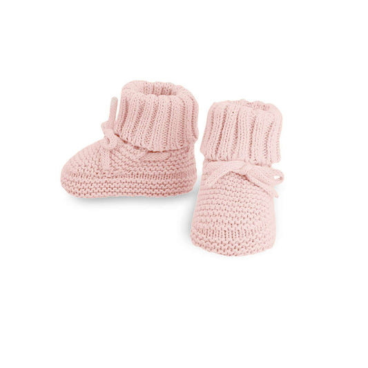 Pink Knit Booties