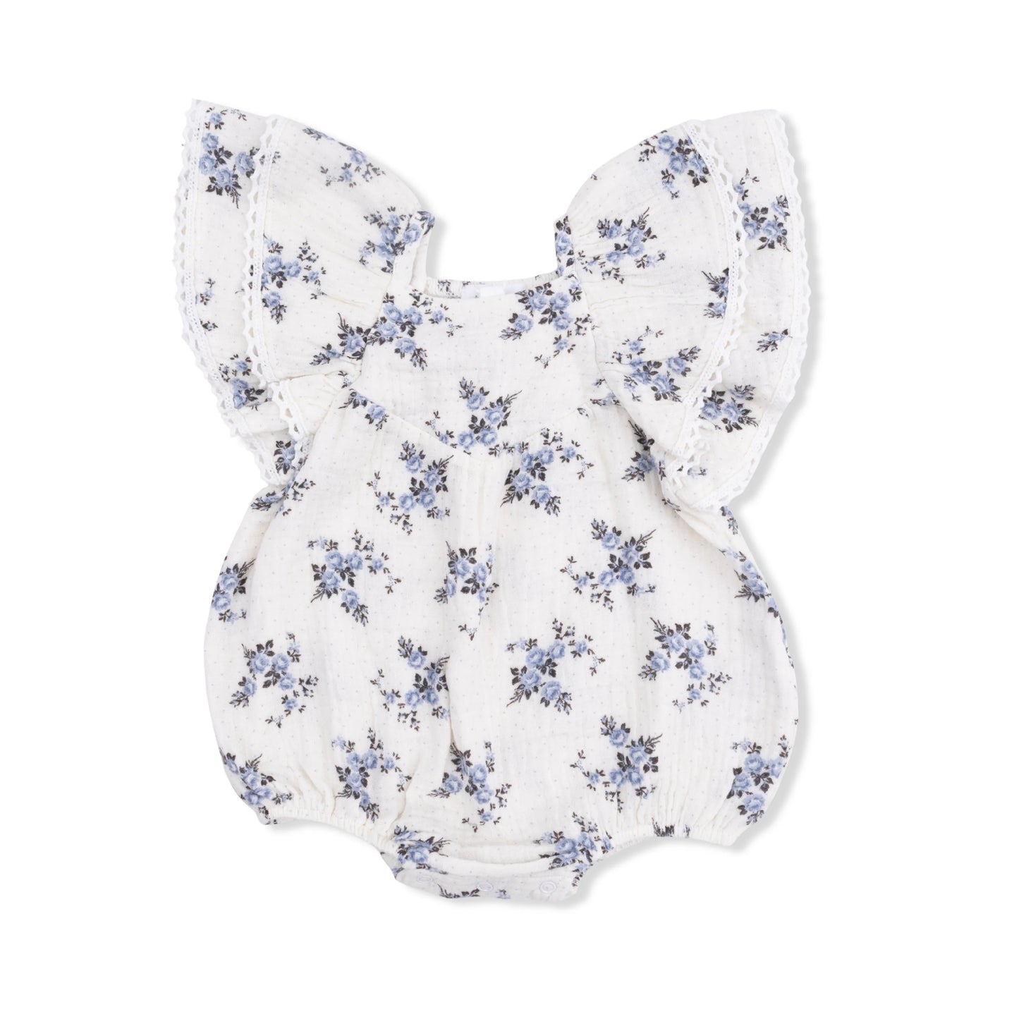 Belle Rosette Dot V-Neck Bubble