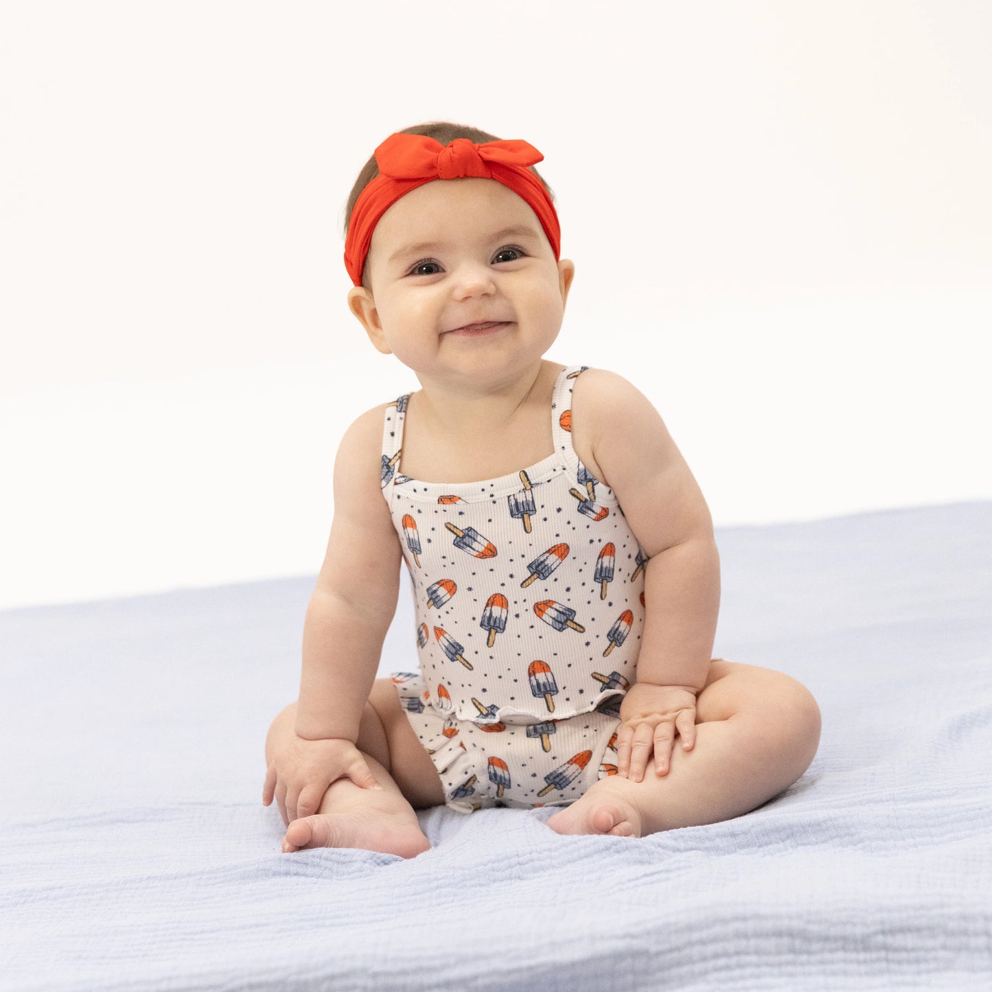 Astro Pop Tank Top & High Waisted Short Set