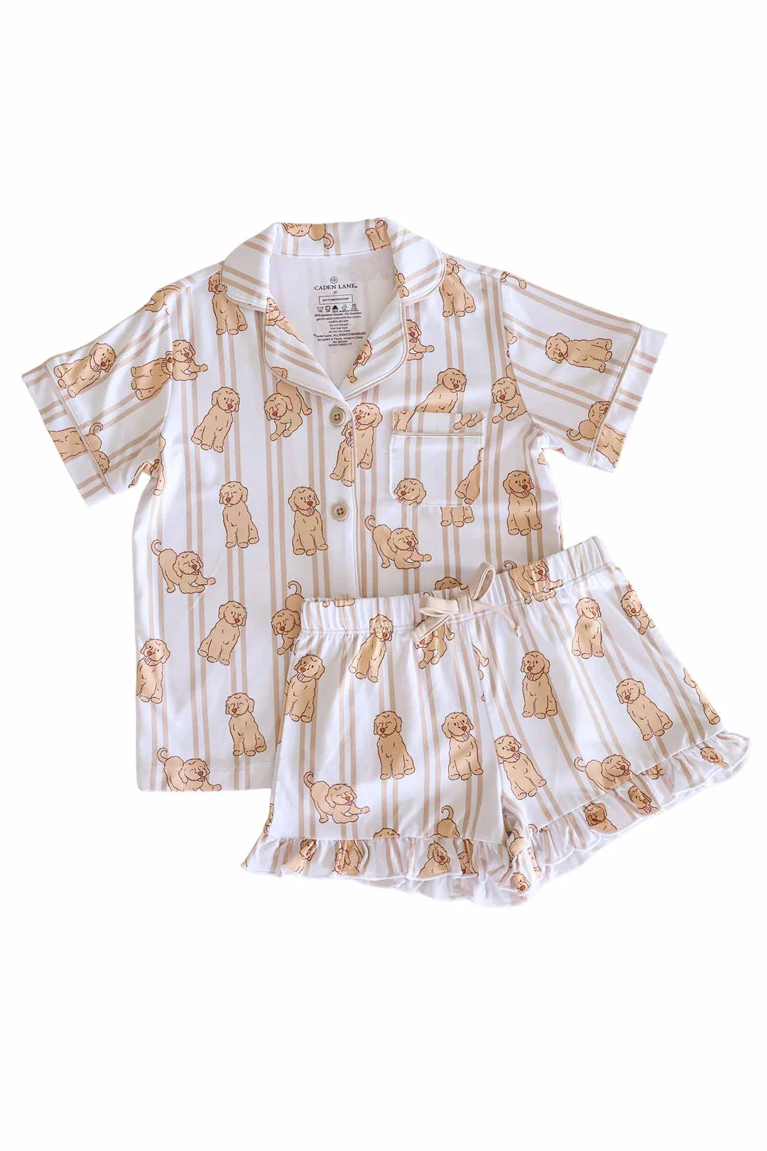 Girl’s Two Piece Short Lounge Set | Ruff Life