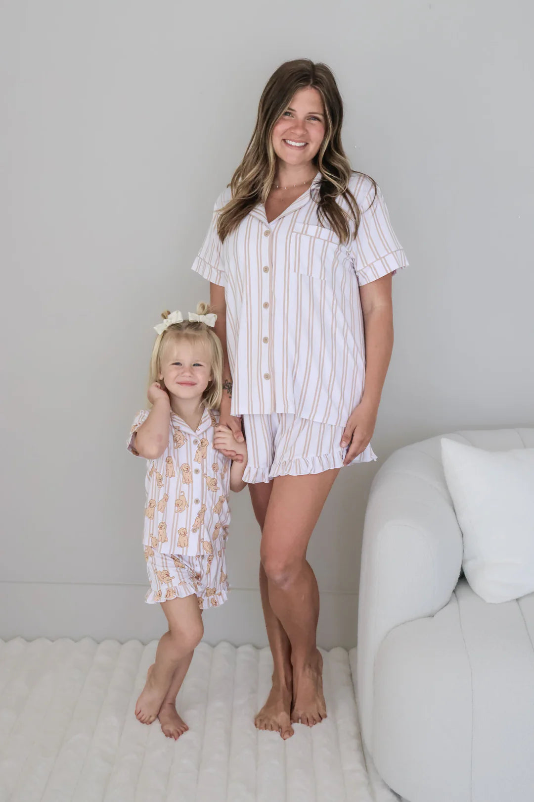 Girl’s Two Piece Short Lounge Set | Ruff Life