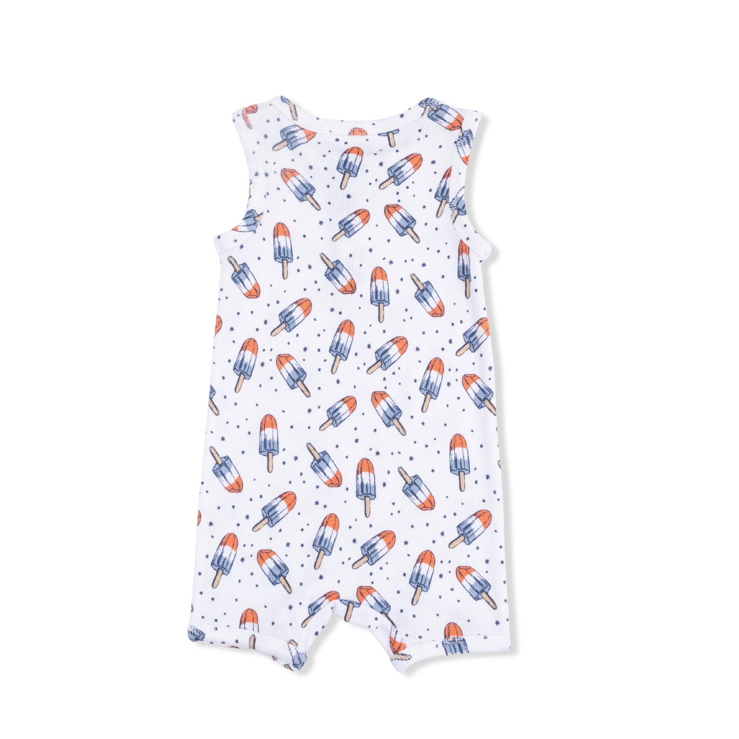 Astro Pop Henley Shortie Romper