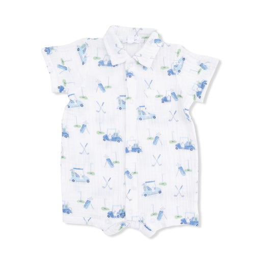 Baby Golf Carts Blue Polo Shortie