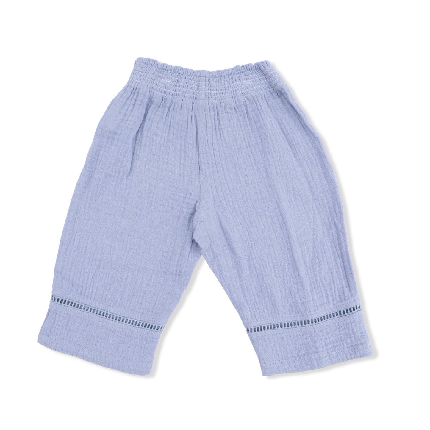 Belle Rosette Dot Peplum Tank With Smocked Waist Pants Set