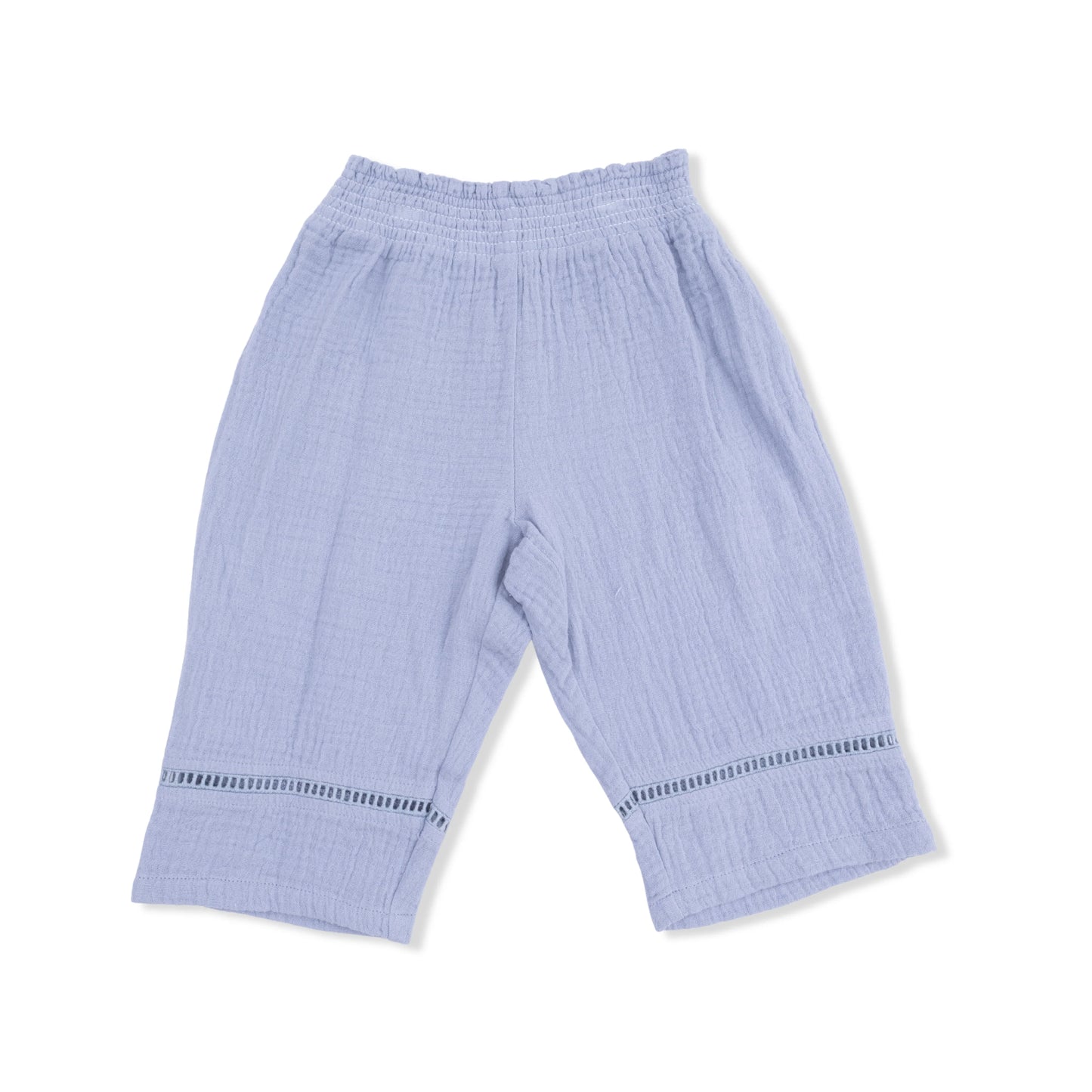 Belle Rosette Dot Peplum Tank With Smocked Waist Pants Set