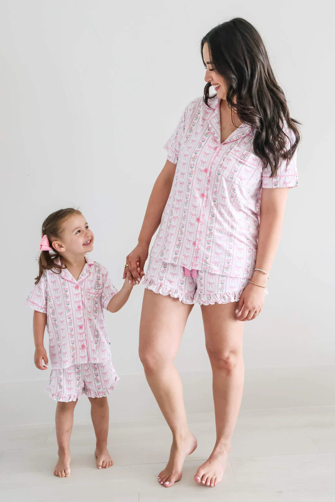 Girl’s Two Piece Short Lounge Set | Coquette Garden