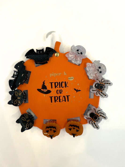 Mini Halloween Claw Clips Set