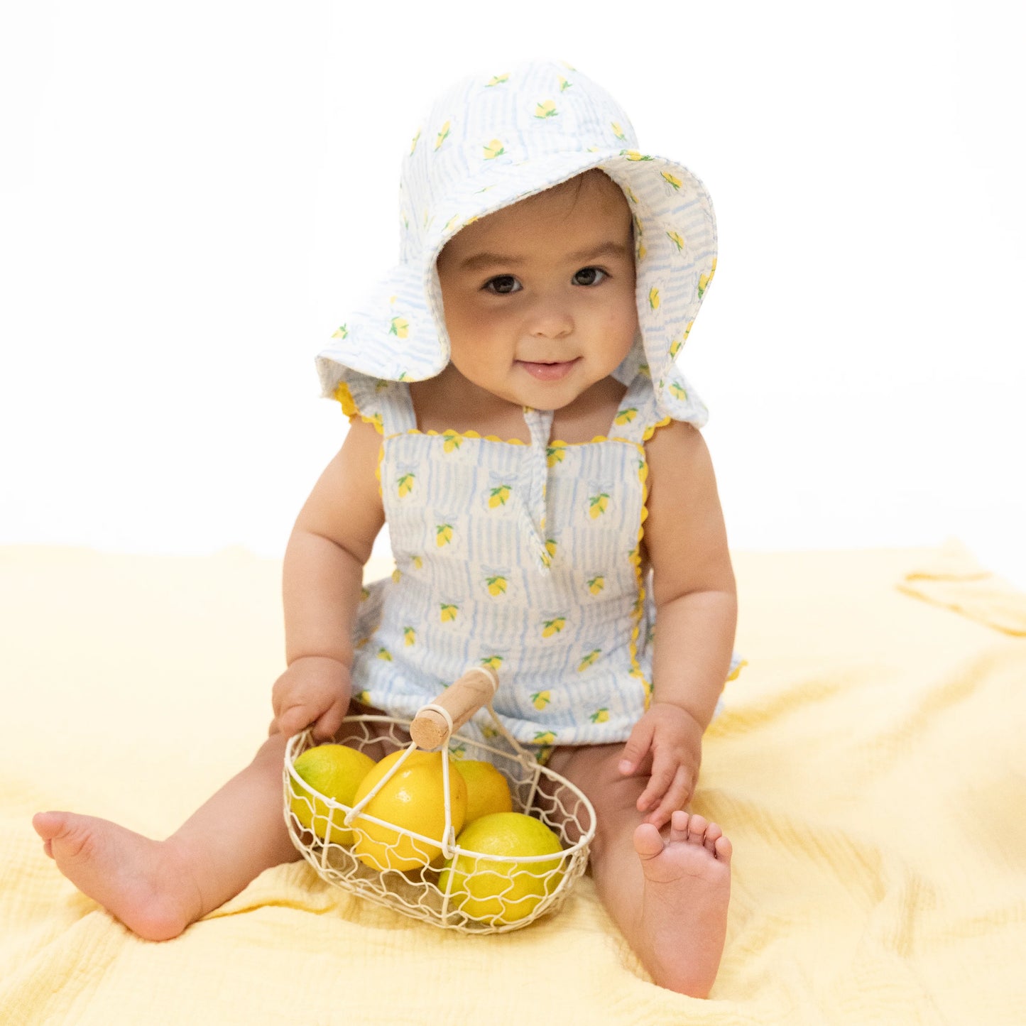 Lovely Lemons Ric Rac Ruffle Sunsuit