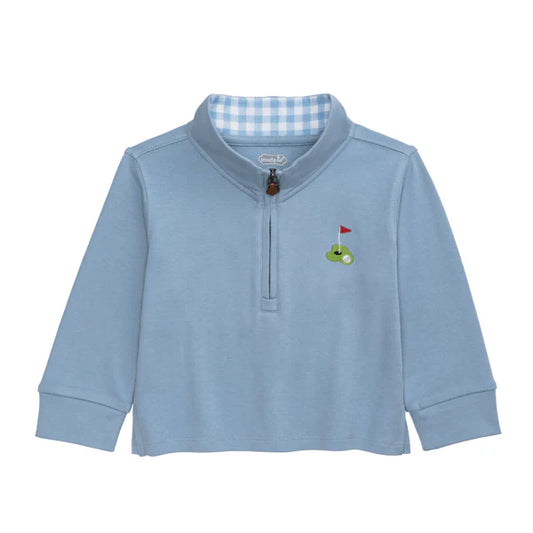 Golf Quarter Zip Light Blue