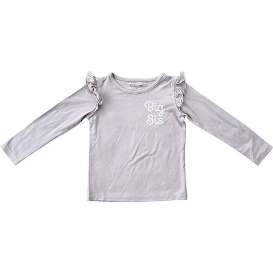 Big Sis Long Sleeve Ruffle Top