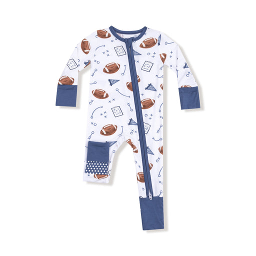 Navy Touchdown Time Convertible Romper