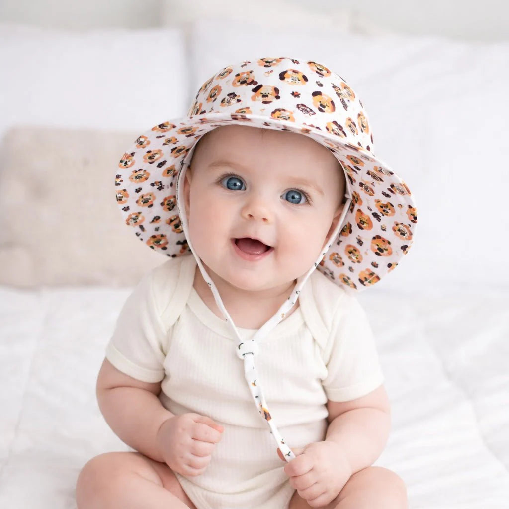 Puppy Bucket Hat Upf 50+ with Adjustable Breakaway Strap