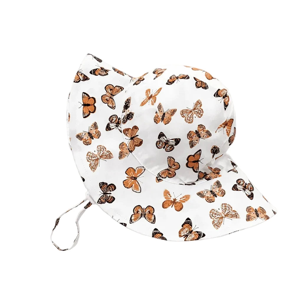 Butterflies Sunhat UPF 50+ with Adjustable Breakaway Strap