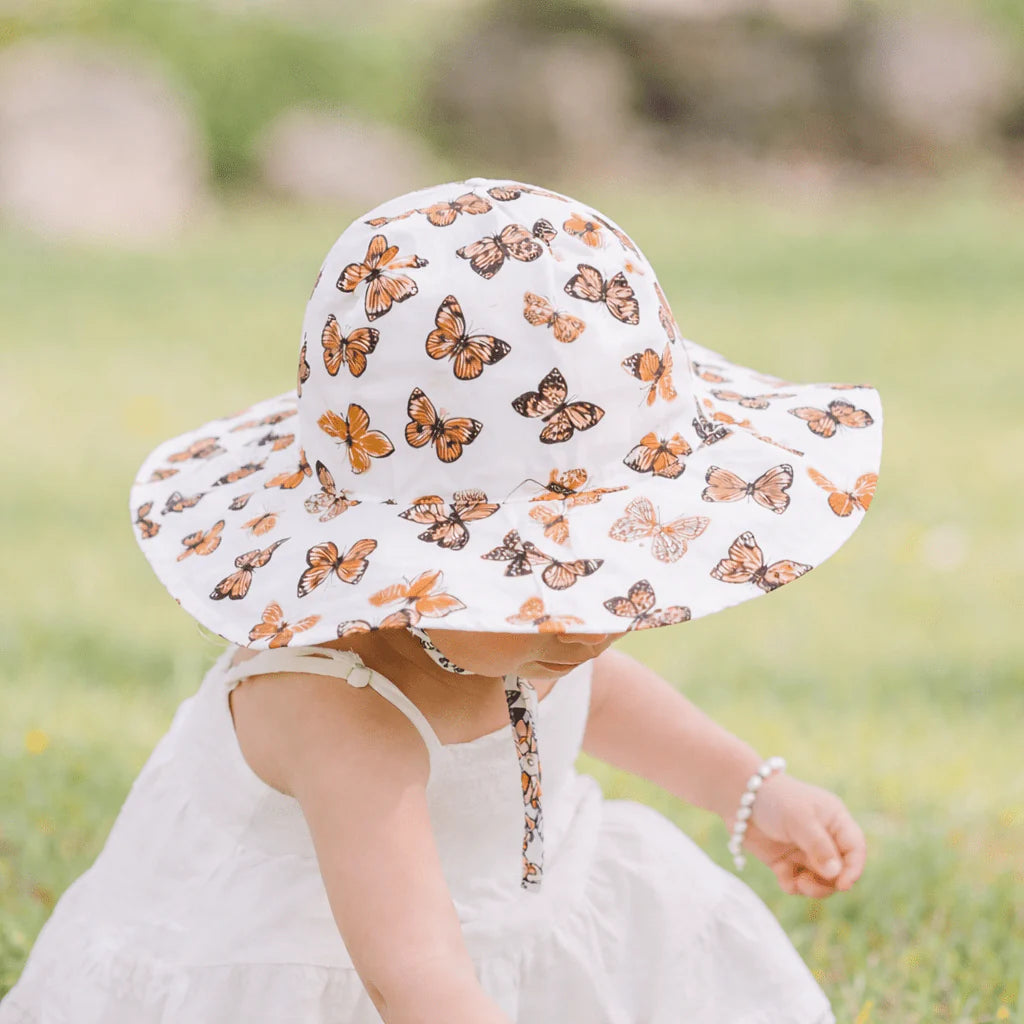 Butterflies Sunhat UPF 50+ with Adjustable Breakaway Strap