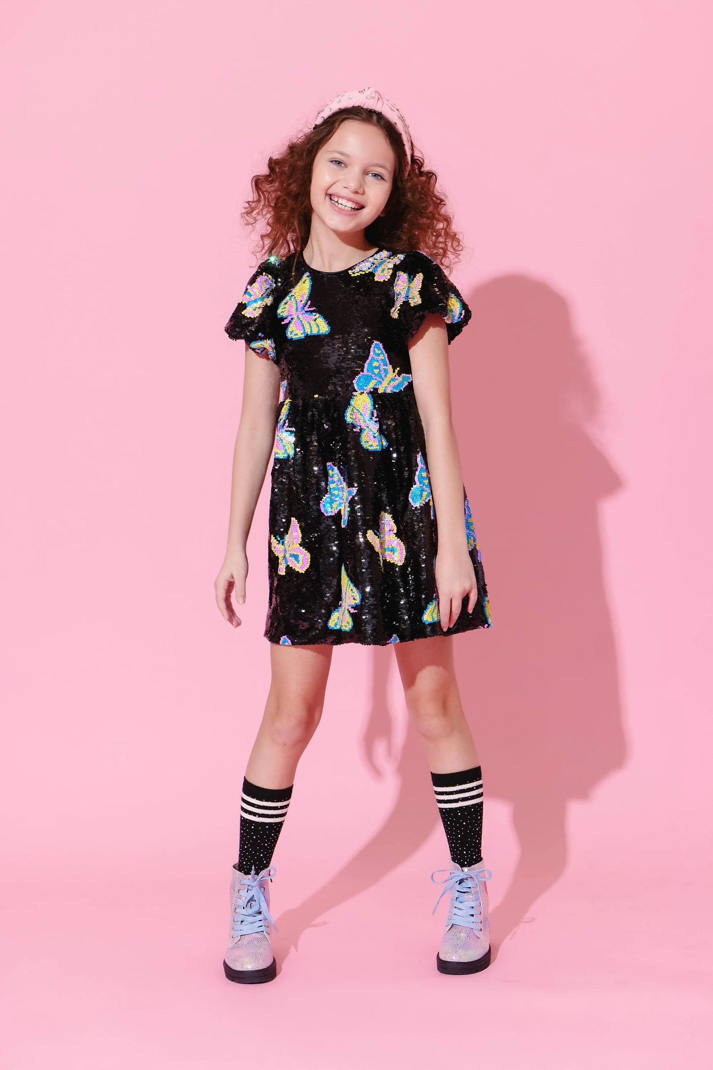 Magic Butterfly Sequin Dress