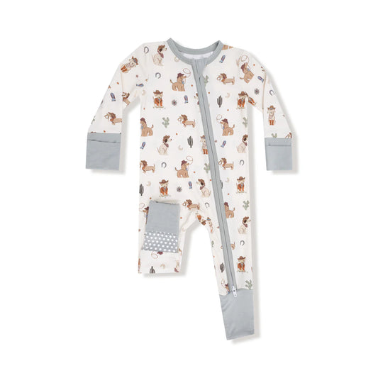 Cowboy Dogs Convertible Romper